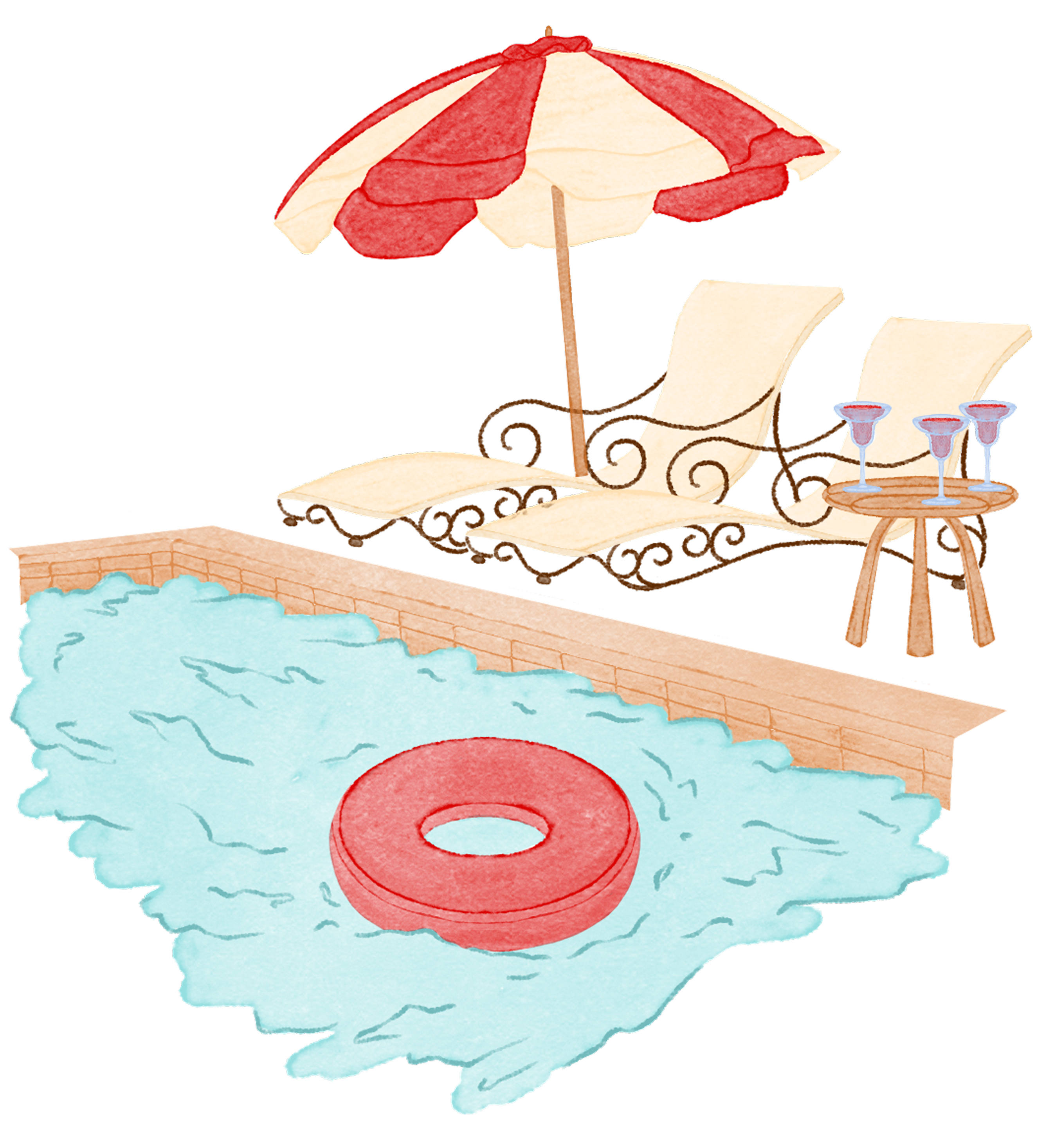 Welcome Party au bord de la piscine